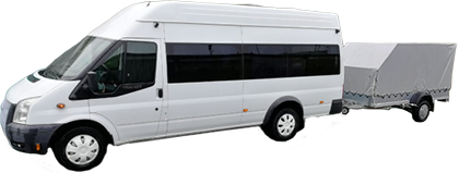 Автобус с прицепом или сцепленные автобусы автошкола Старт Клин
